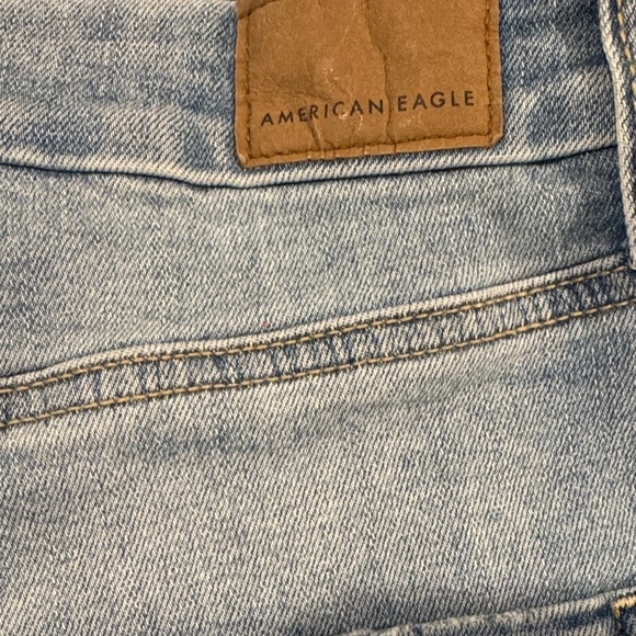 American Eagle Outfitters Light Blue High Rise Jean shorts - Picture 2 of 6